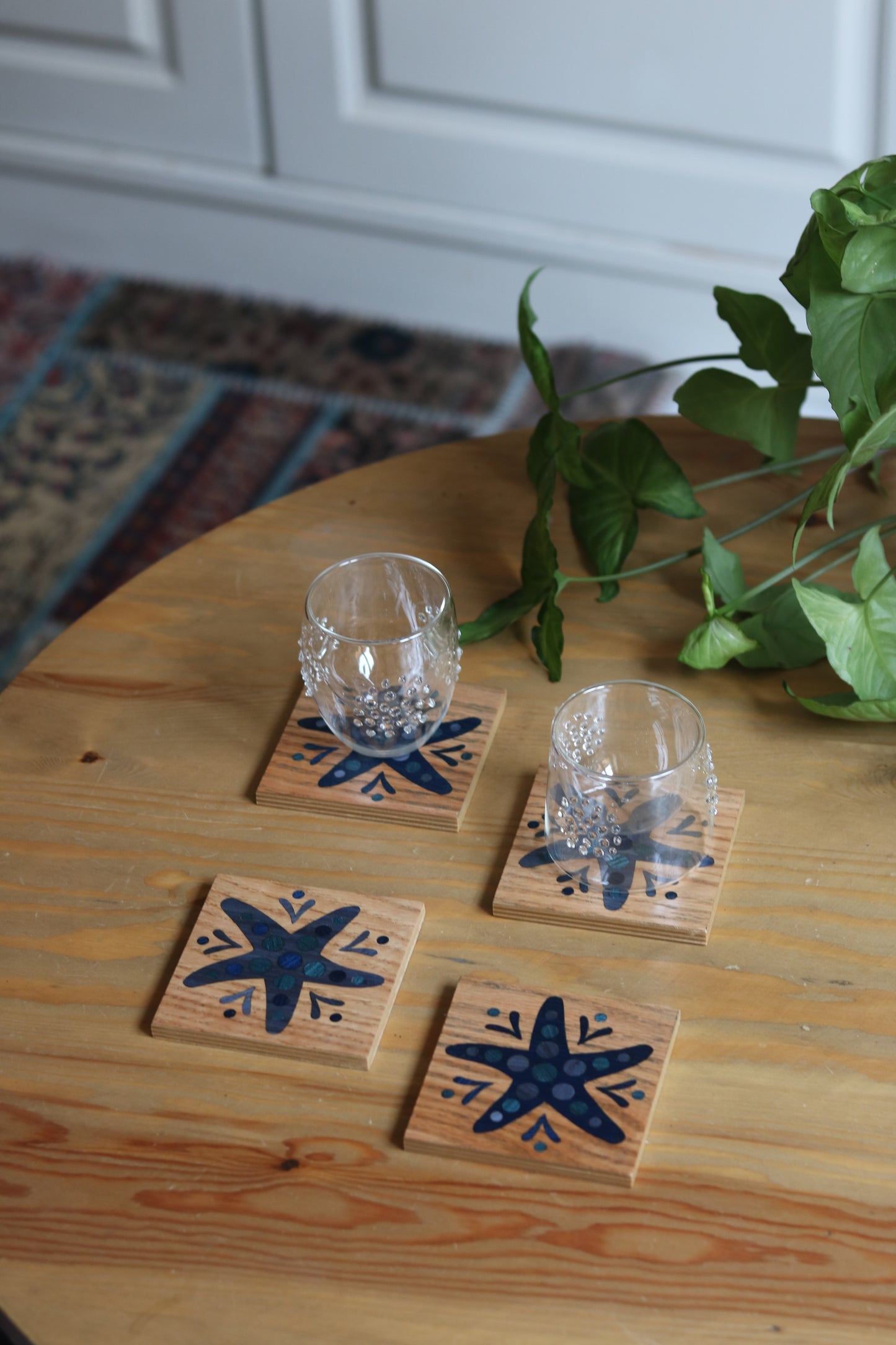 Summer Wooden Coasters