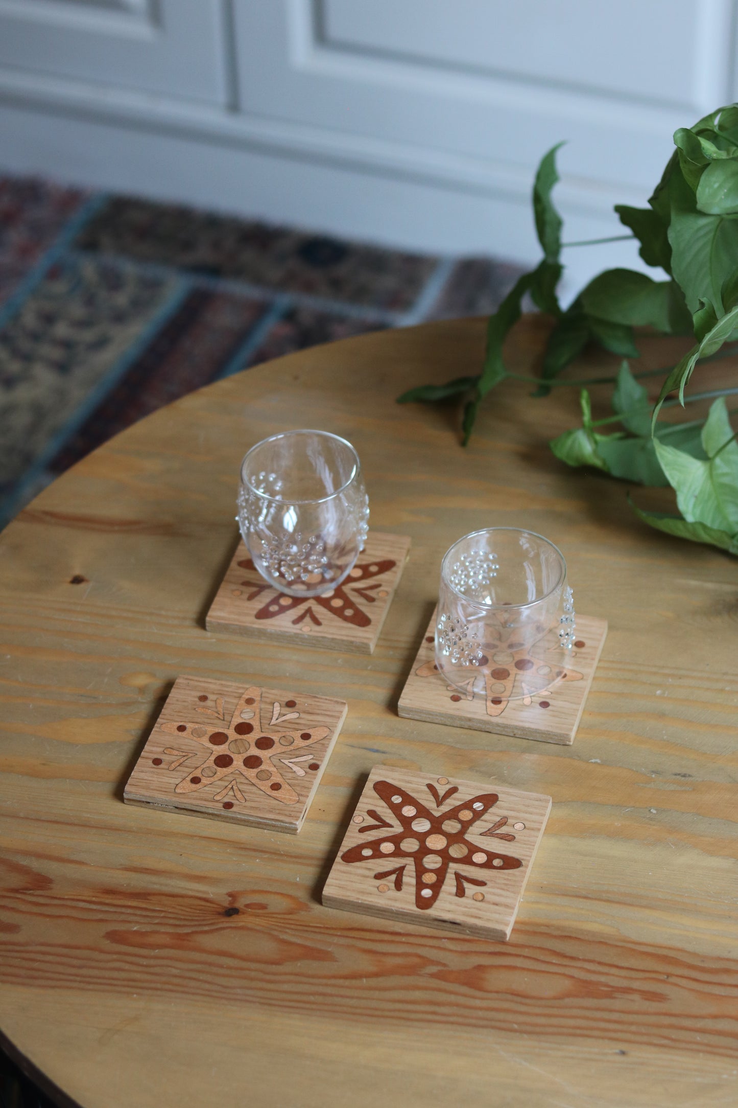 Summer Wooden Coasters