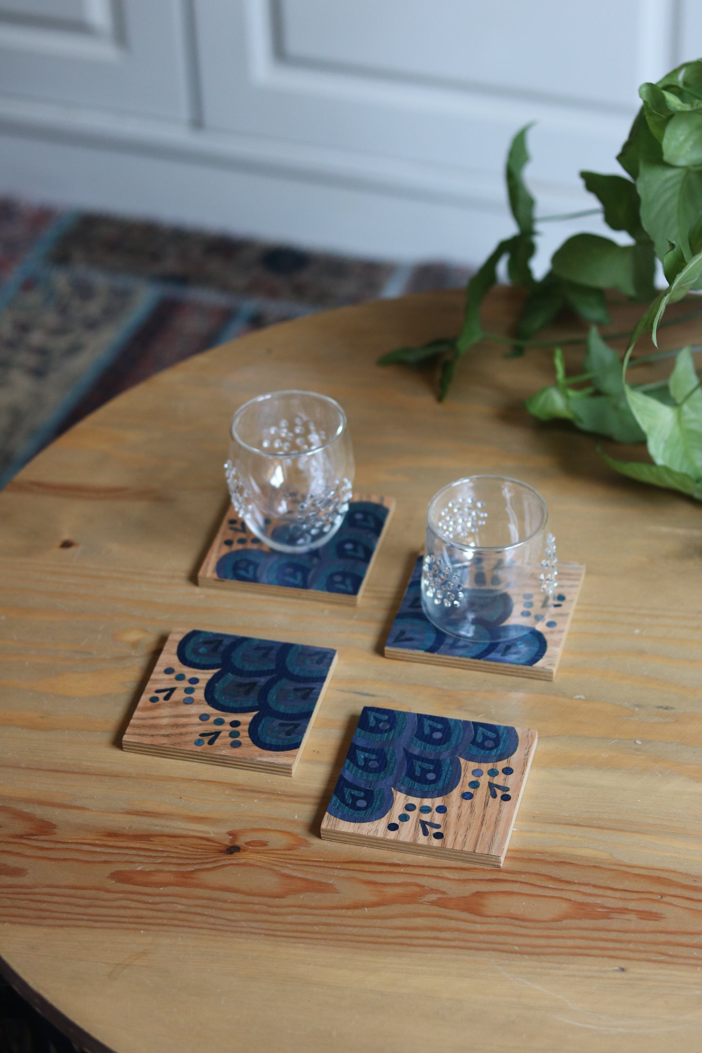 Summer Wooden Coasters