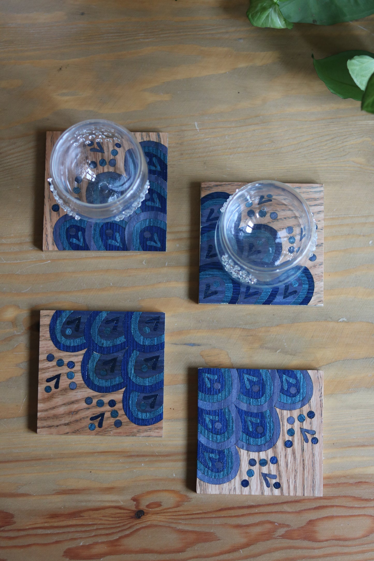 Summer Wooden Coasters