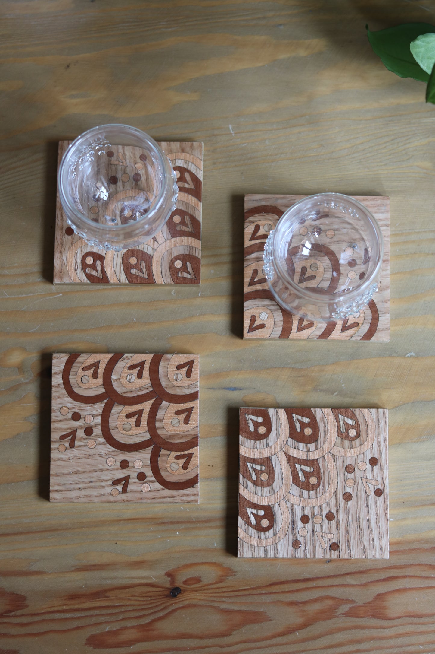 Summer Wooden Coasters