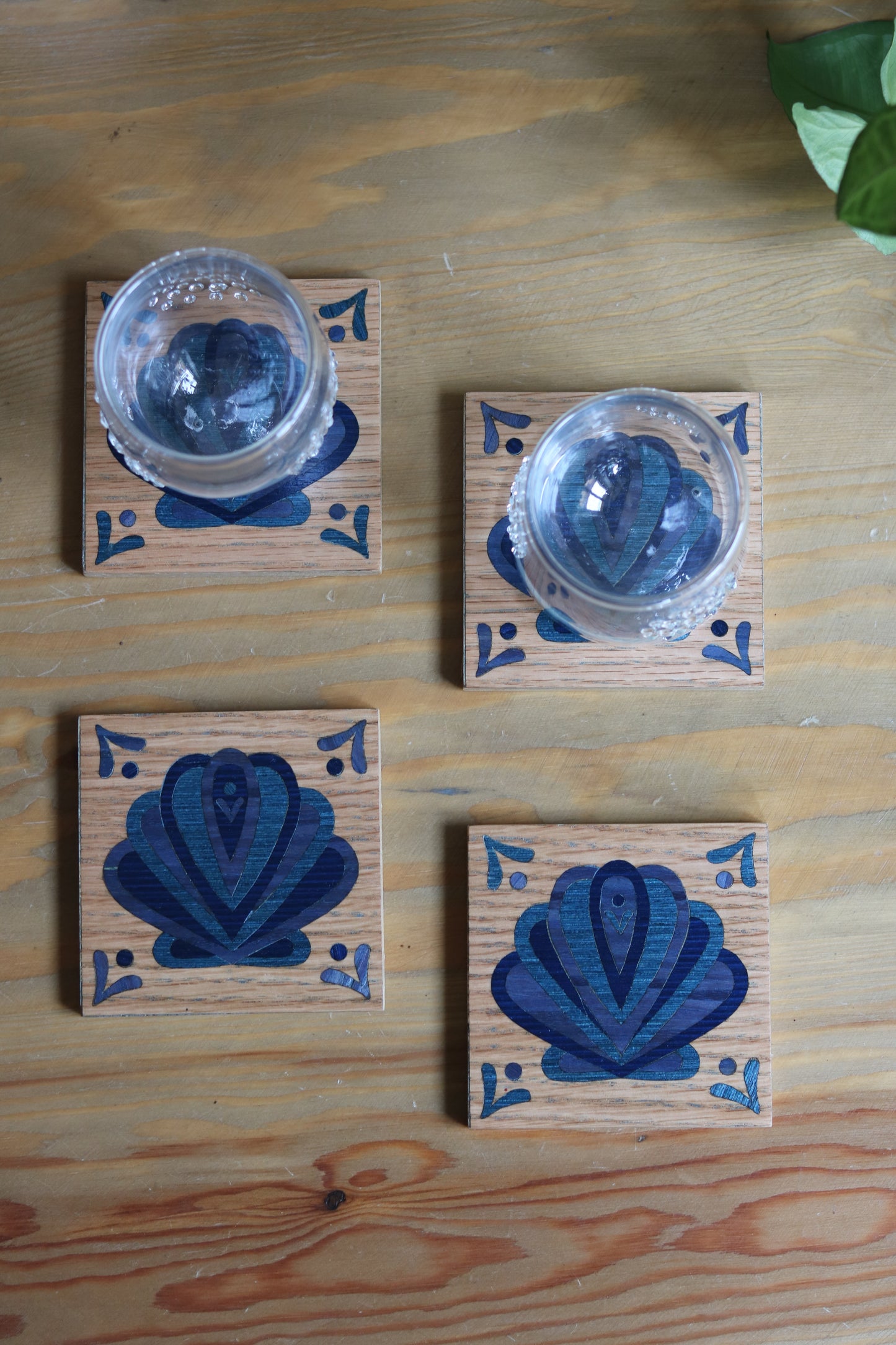 Summer Wooden Coasters