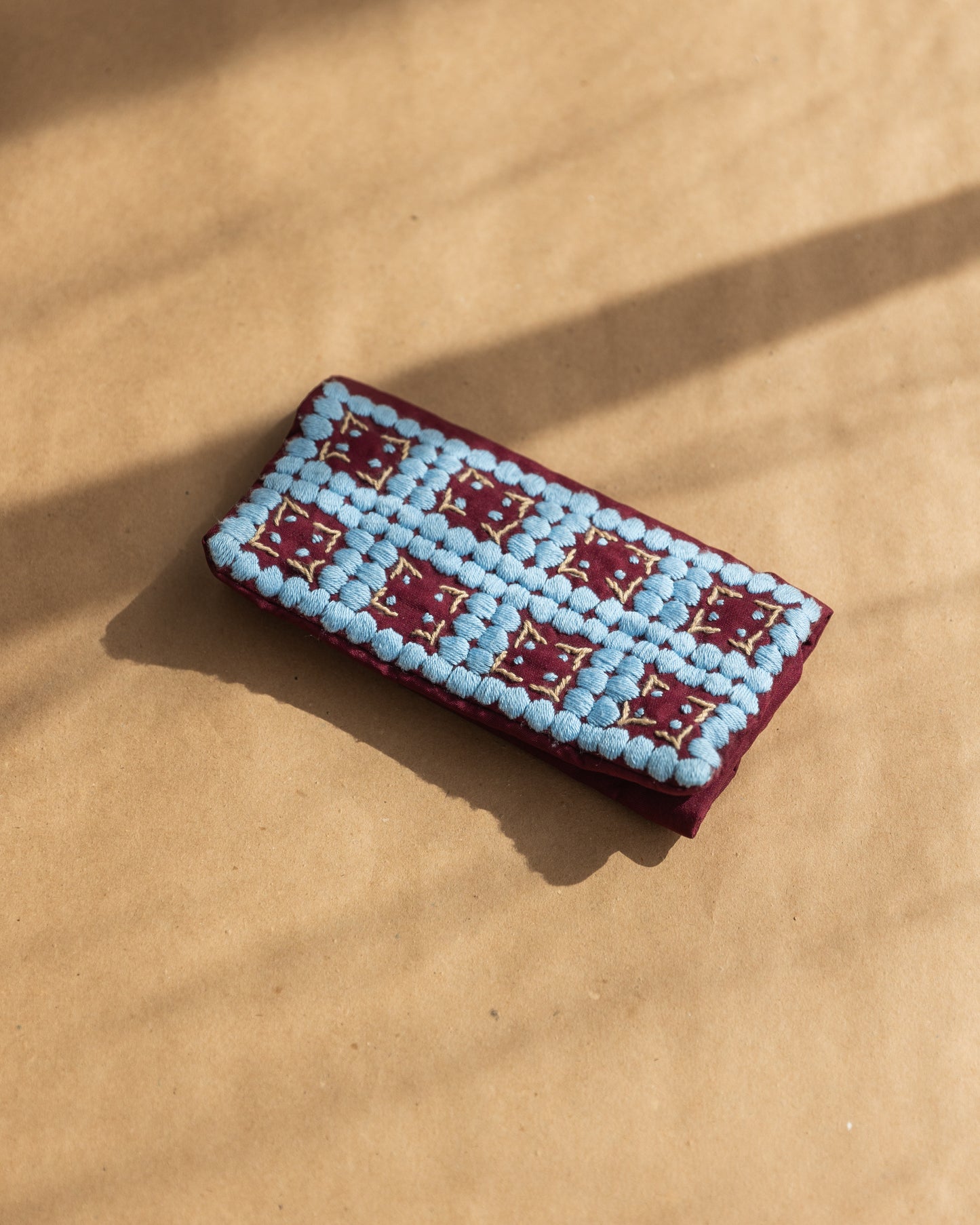 Jewelry Pouch: Burgundy