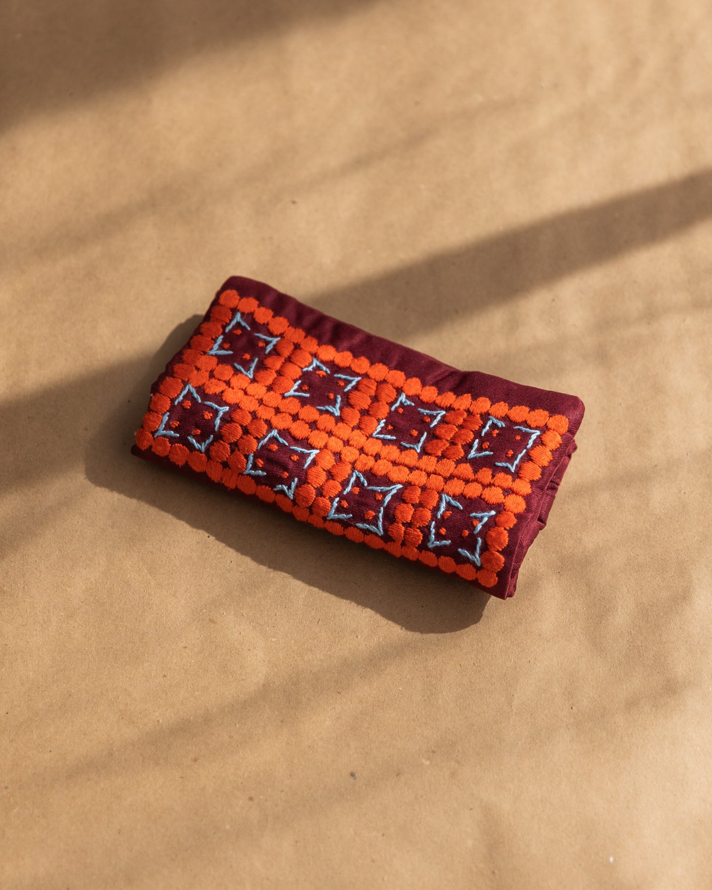 Jewelry Pouch: Burgundy