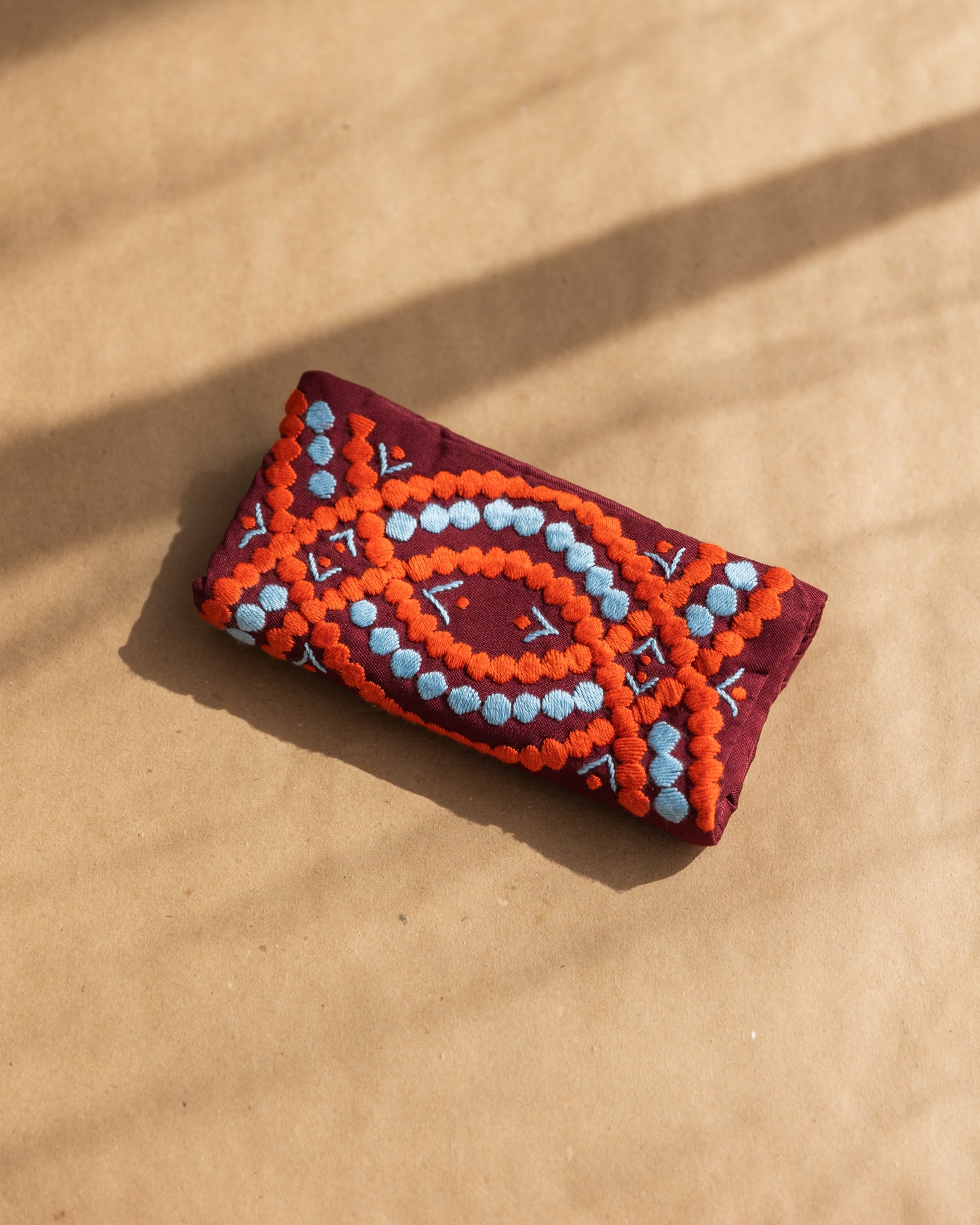 Jewelry Pouch: Burgundy