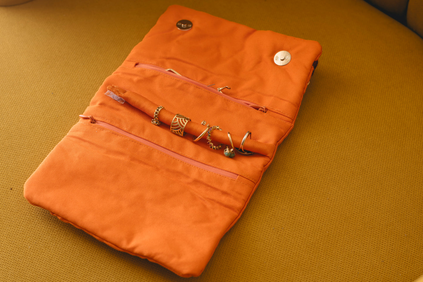 Jewelry Pouch: Orange