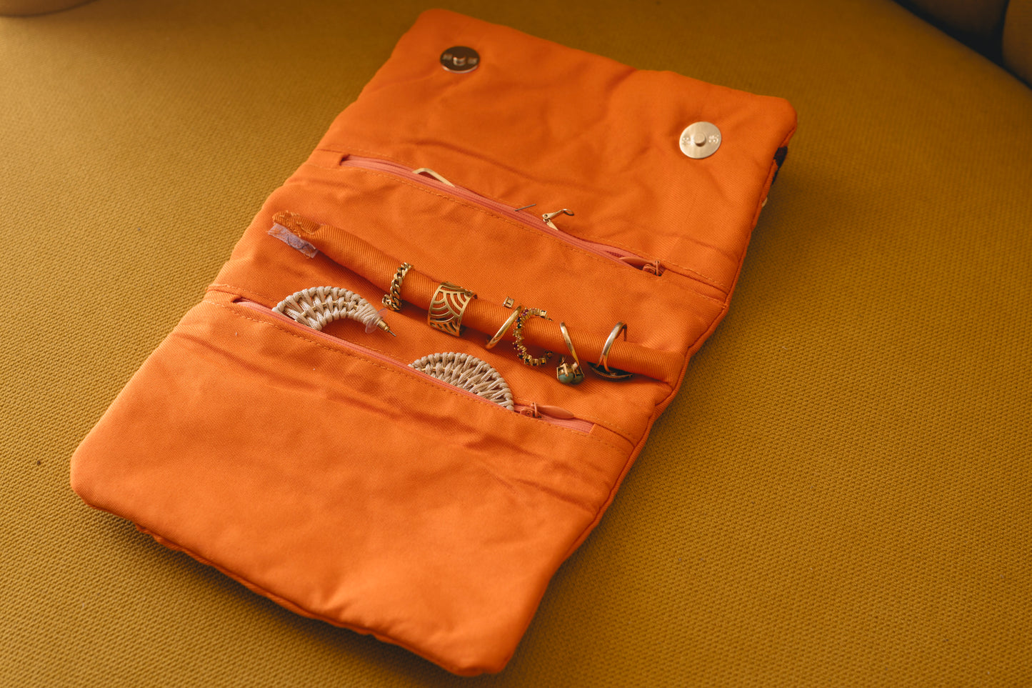 Jewelry Pouch: Orange