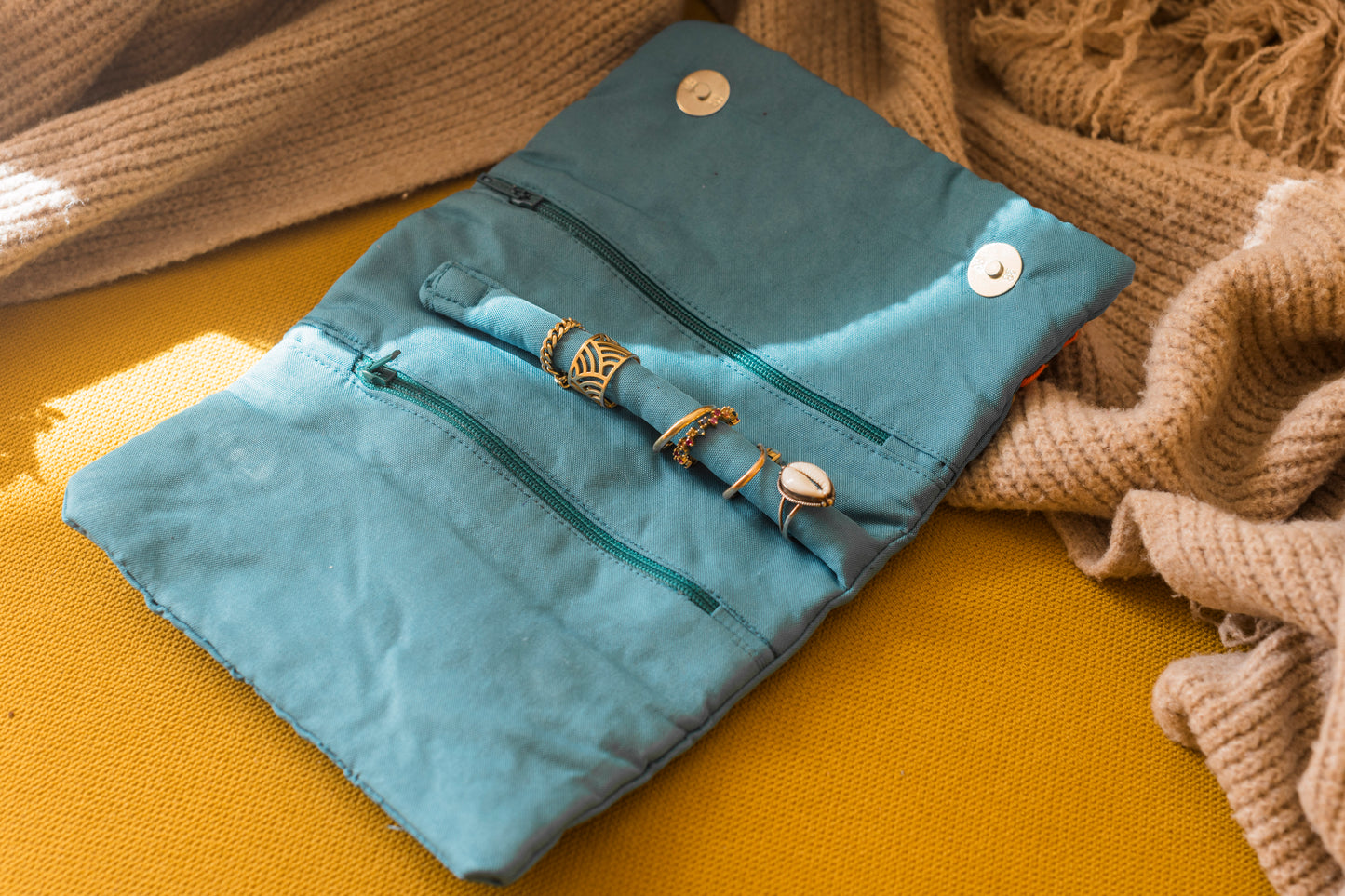 Jewelry Pouch: Teal