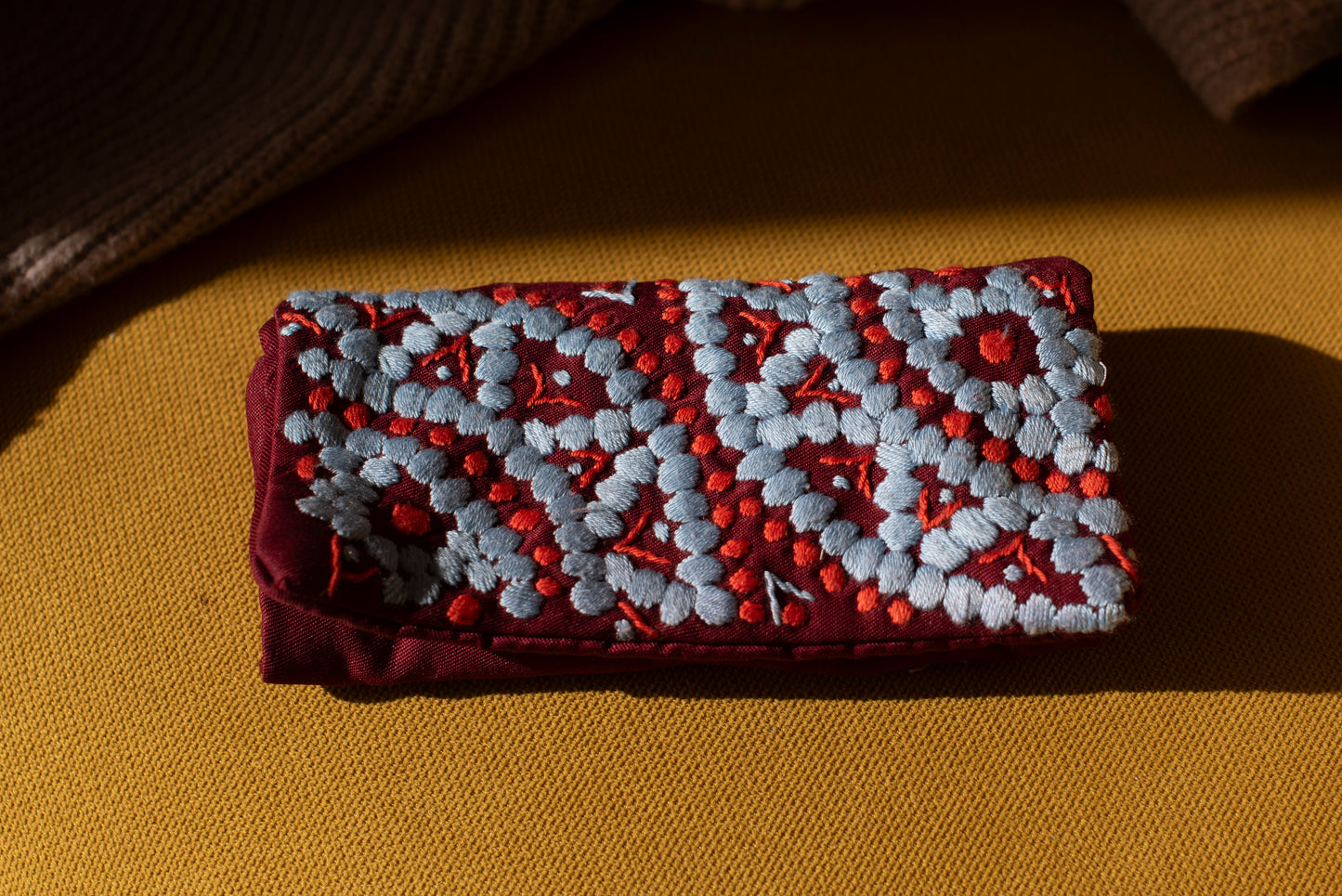 Jewelry Pouch: Burgundy